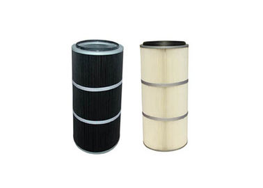 5um,0.5um,2um,0.2um Cylindrical Type Pleated Dust Filter Cartridge Reusabl